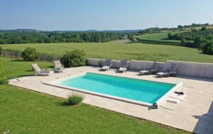 2 la grande champagne pool2 luxe vakantiehuis dordogne