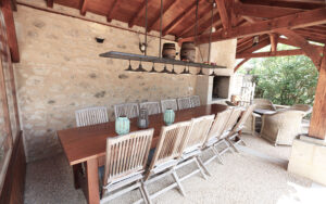 domaine de bonnefond overdekt terrasb luxe vakantiehuis dordogne