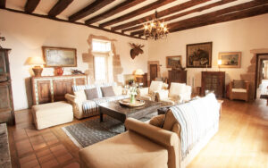 domaine de bonnefond zitkamera luxe vakantiehuis dordogne