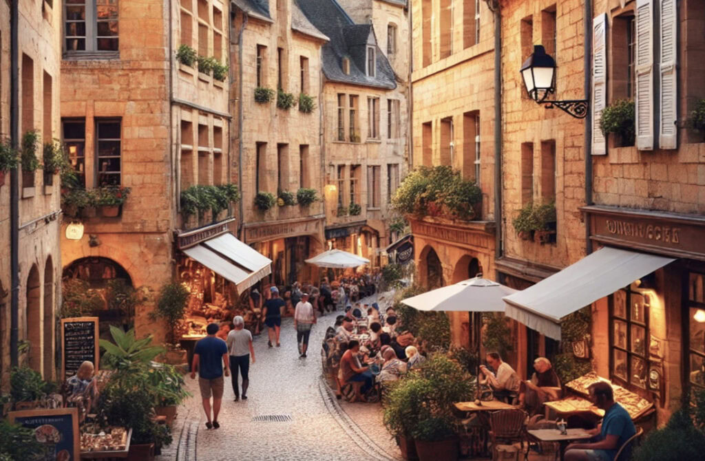 Sarlat: middeleeuws stadje met honingkleurige gebouwen en smalle straatjes