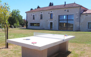 maison les etoiles tafeltennis luxe vakantiehuis dordogne