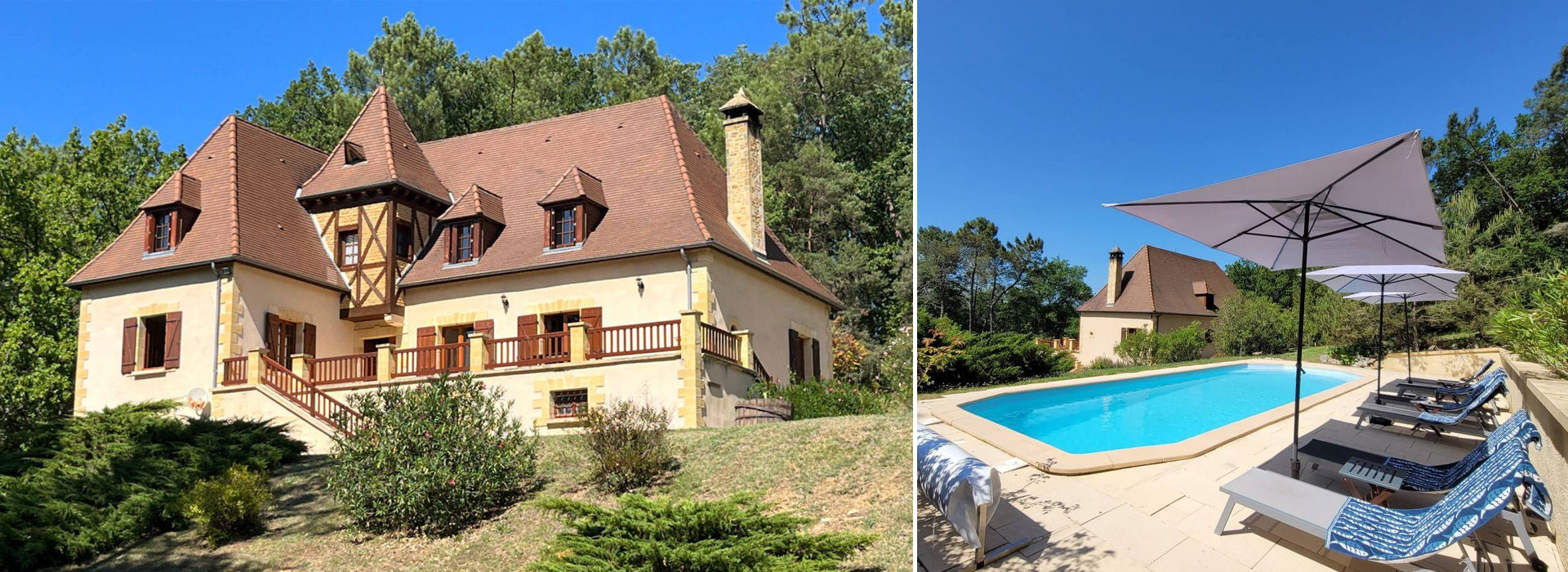 Boutique-villa La Colline de Montignac met verwarmd privézwembad in de Dordogne