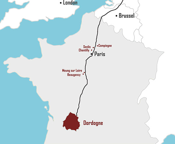 Beautiful Dordogne countryside vacation house with scenic views and relaxing atmosphere.